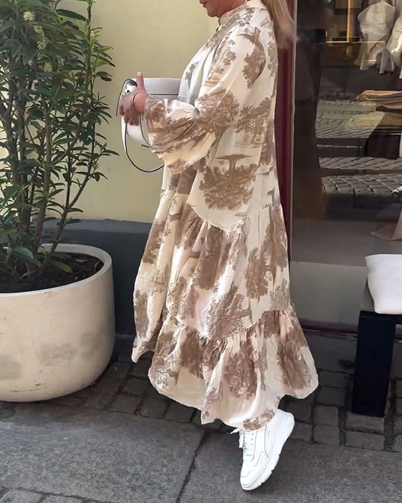 Lena - Robe élégante à coupe fluide