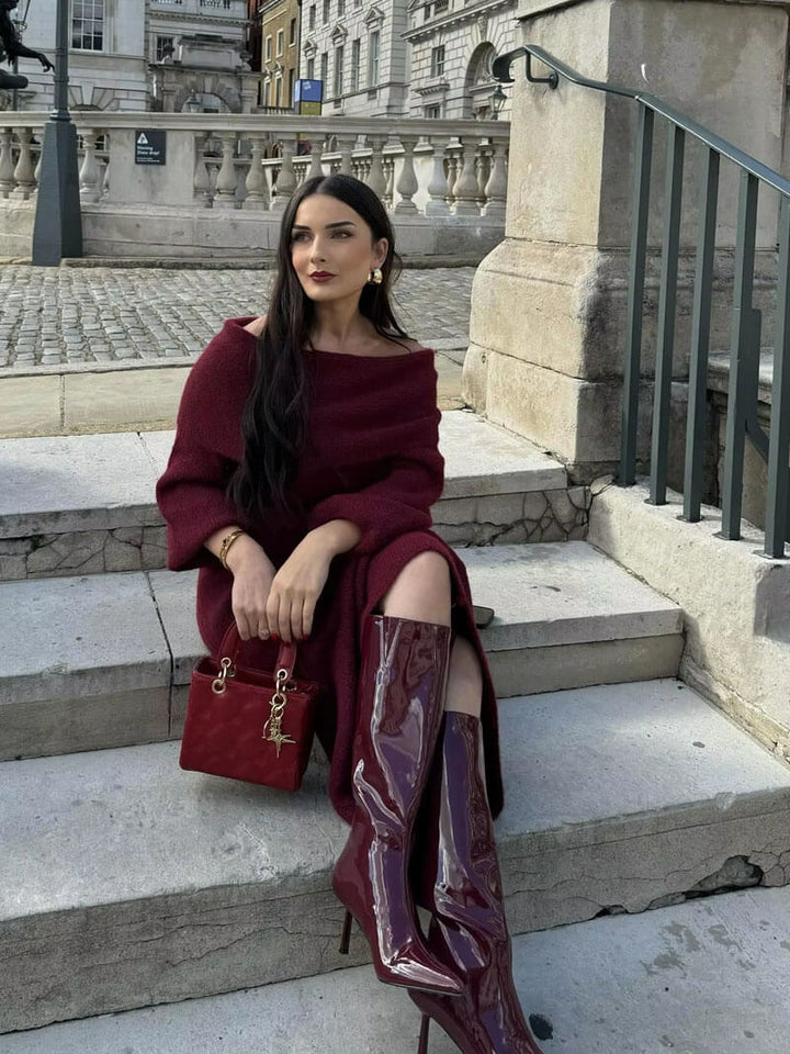 Robe Maxi Tricotée Calista