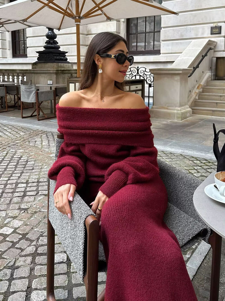 Robe Maxi Tricotée Calista