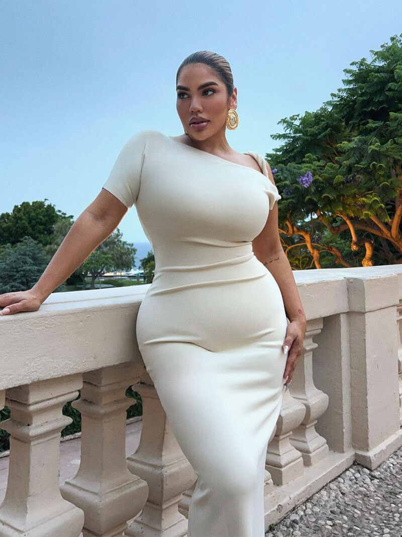 Robe maxi torsadée Kylie