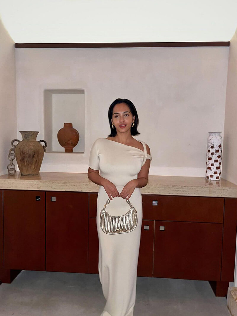 Robe maxi torsadée Kylie