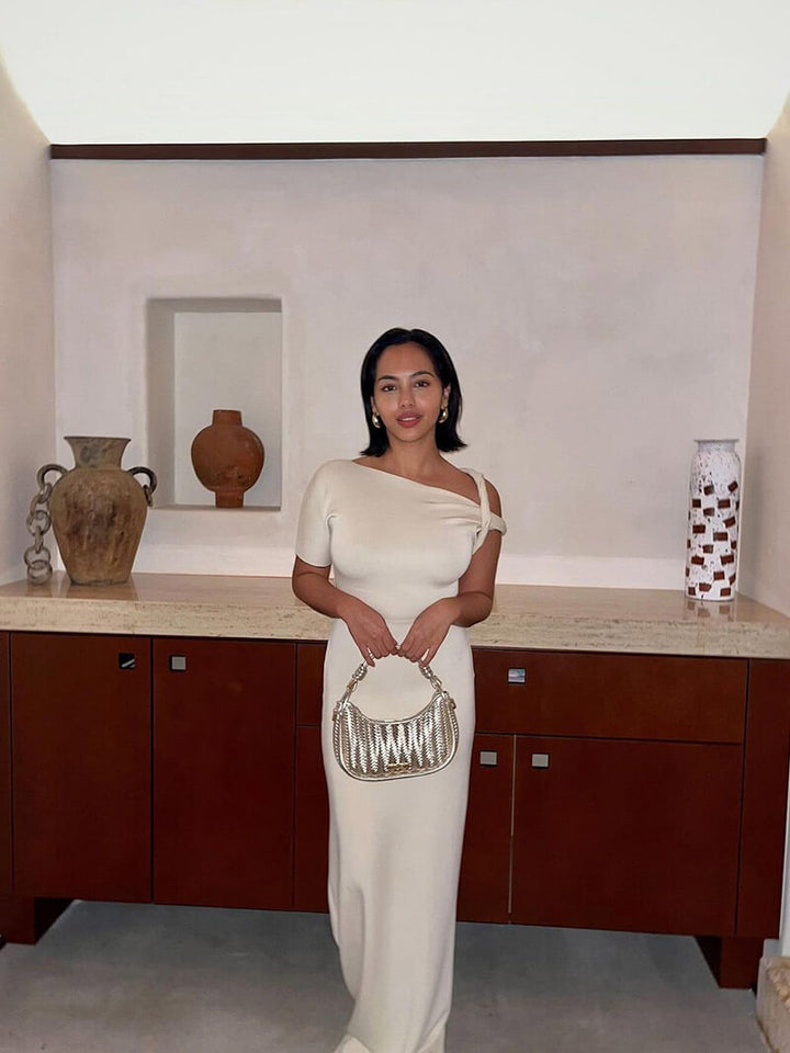 Robe maxi torsadée Kylie