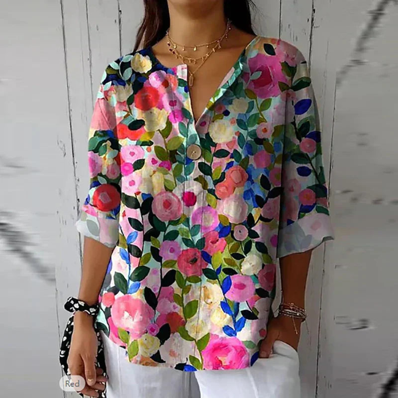 Dannika - Blouse Florale Légère