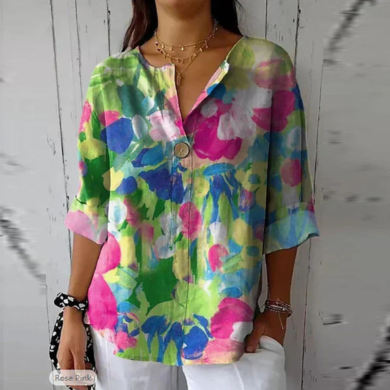 Dannika - Blouse Florale Légère