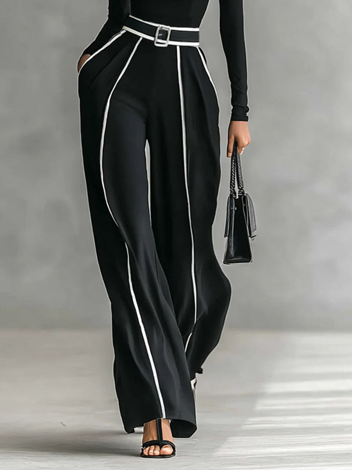 Vera - Ensemble élégant avec détail contrasté