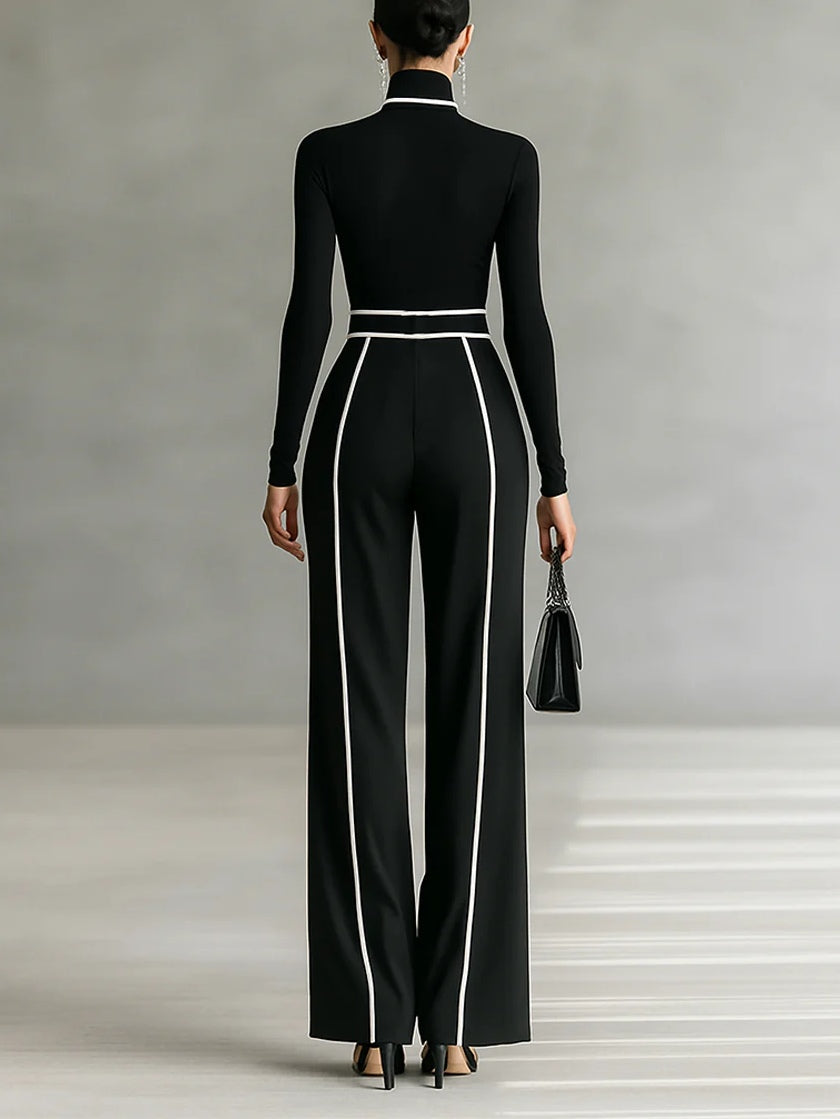 Vera - Ensemble élégant avec détail contrasté