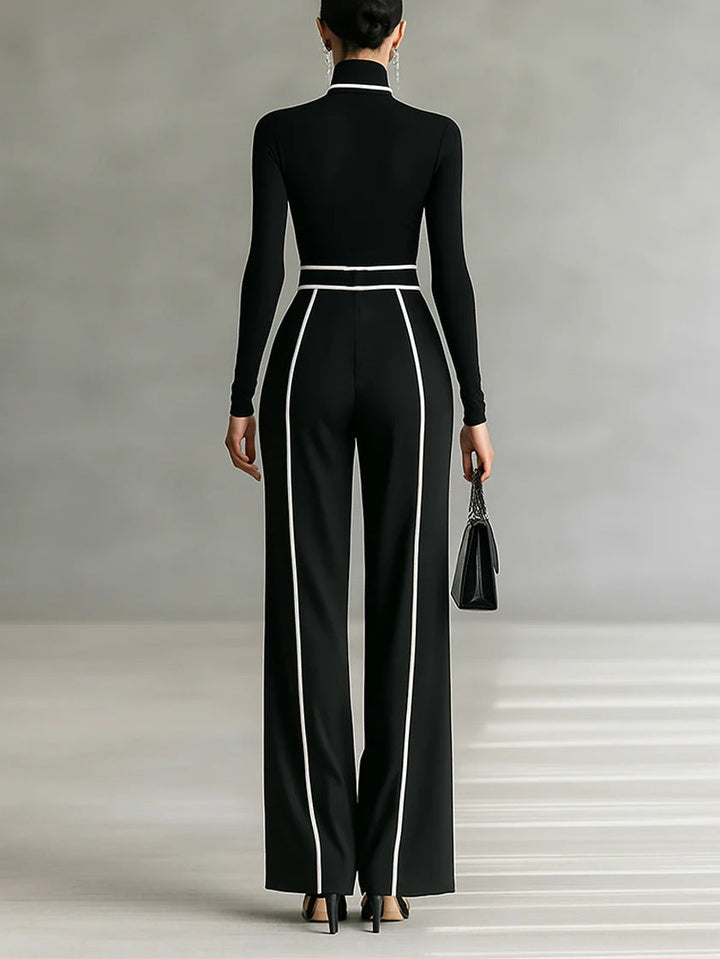 Vera - Ensemble élégant avec détail contrasté