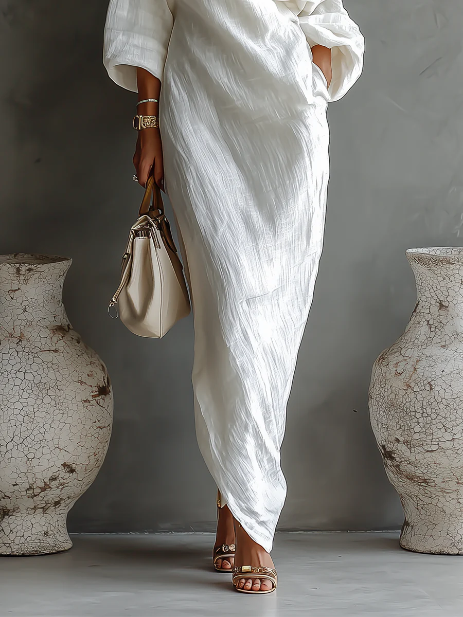Erra - Robe Maxi à Une Épaule