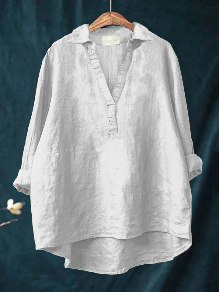 Charlotte - Blouse d'été élégante en lin