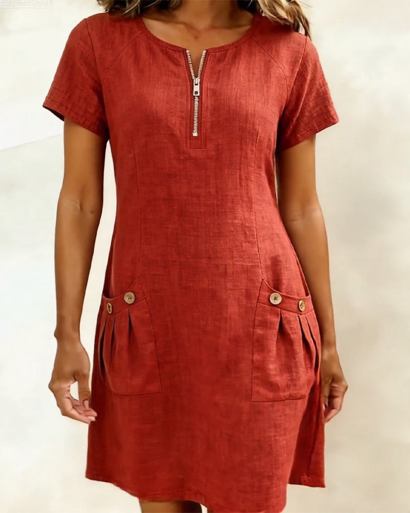Lucy - Robe en Coton Aérée