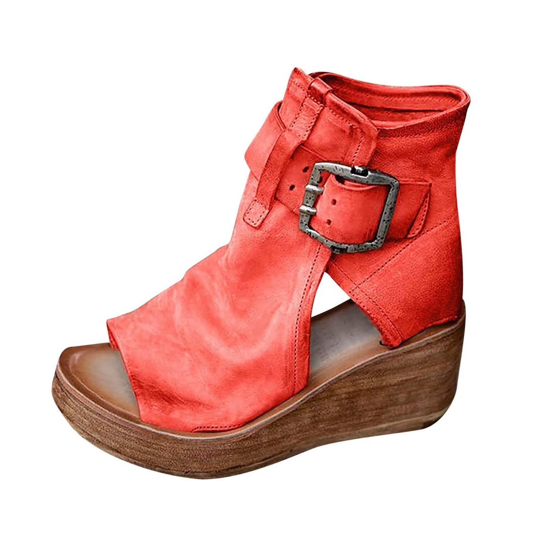 Jiana - Sandales en cuir éco fait main