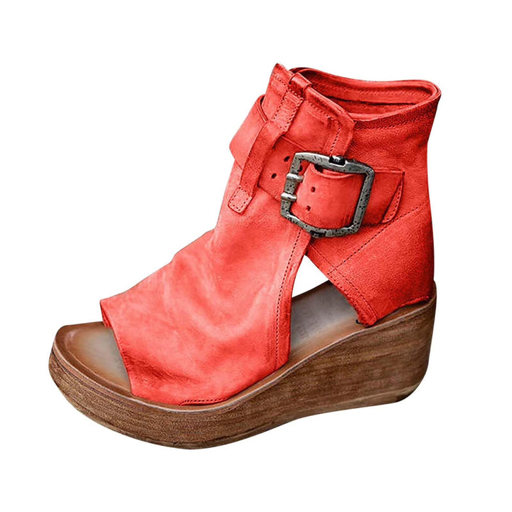Jiana - Sandales en cuir éco fait main