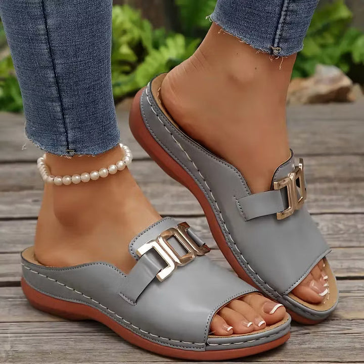 Marjorie – Sandales de confort à talon orthopédique