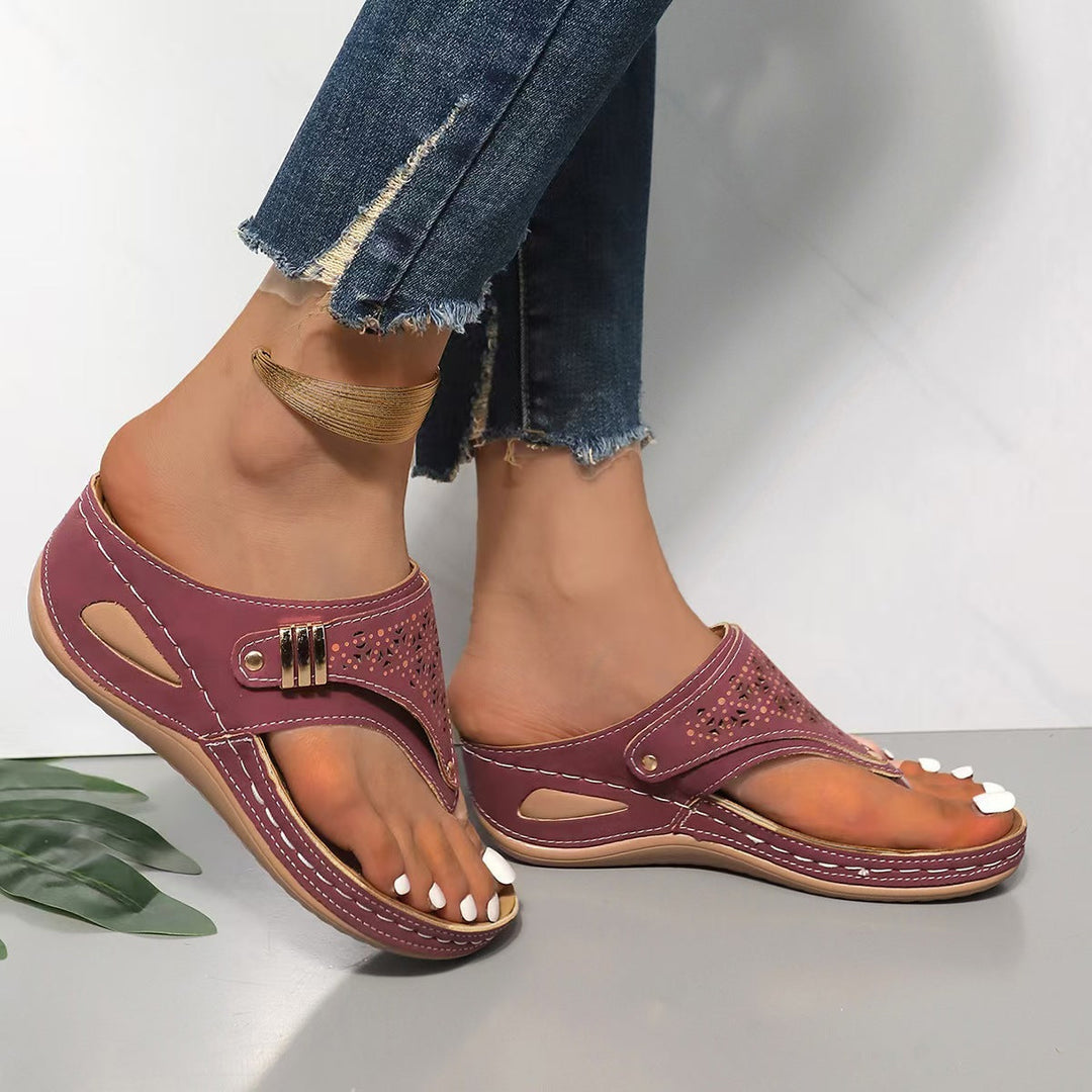 Hayley - Sandales compensées confortables