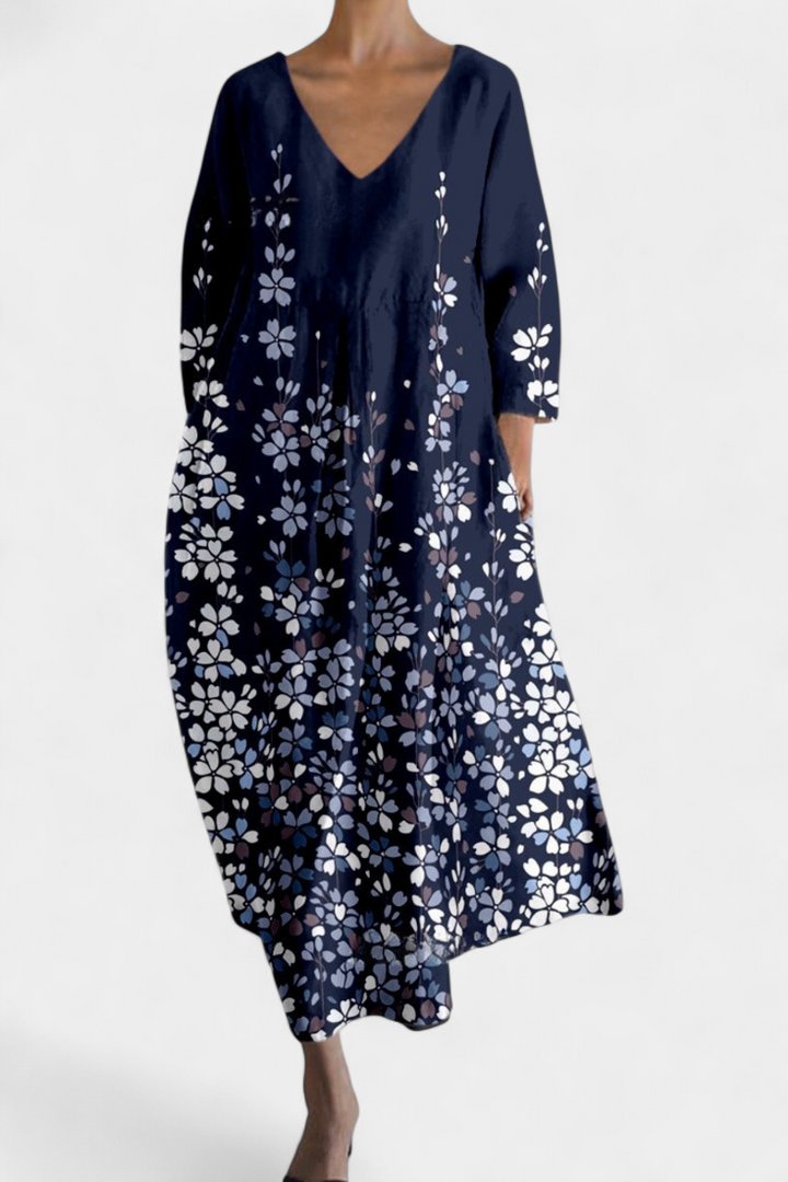 Isalinde | Robe V-neck Confortable