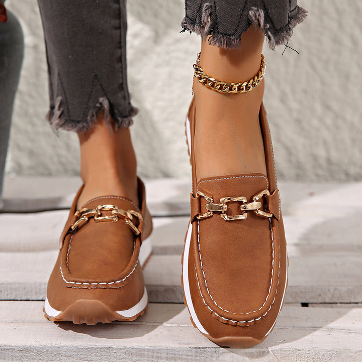 Chloe - Mocassins Orthopédiques à Boucle Plate