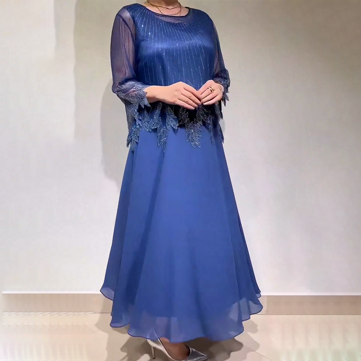 Louisa - Robe Midi Élégante et Fluide