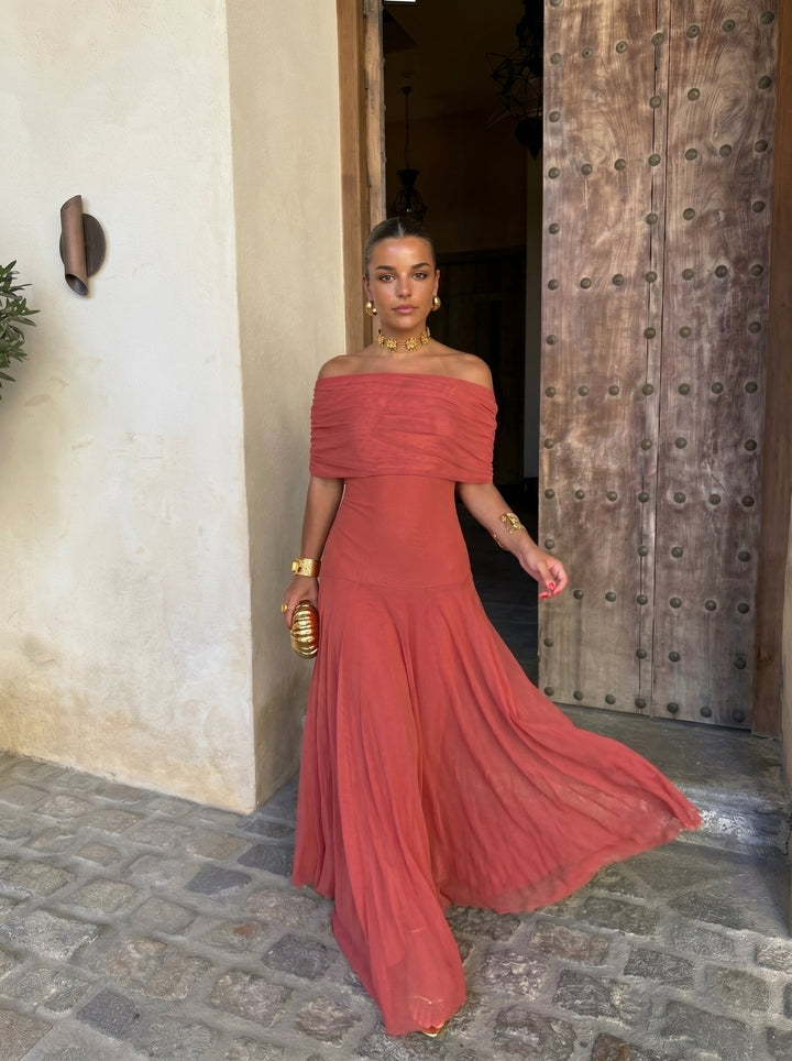 Arabella – Robe Midi Élégante Épousant les Formes