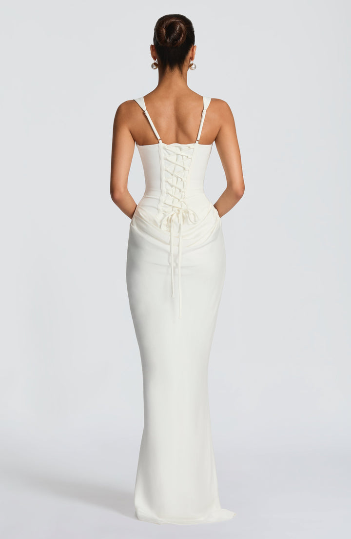 Louisse – Robe Maxi avec Décolleté Carré