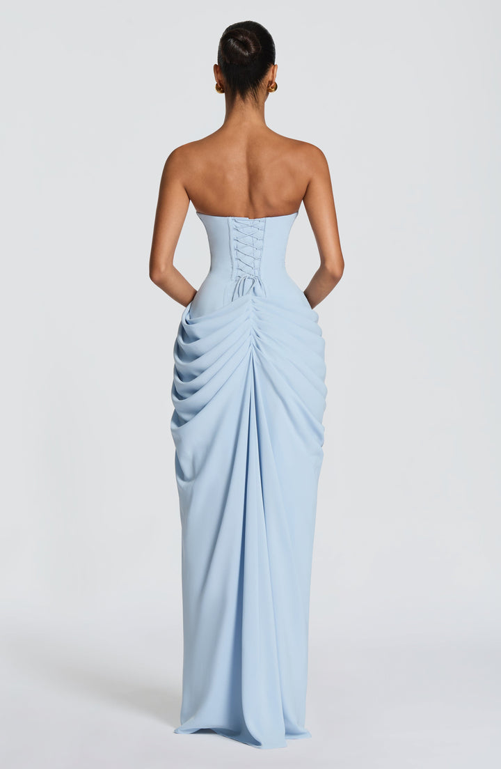 Lolita - Robe Maxi Sans Bretelles avec Corset