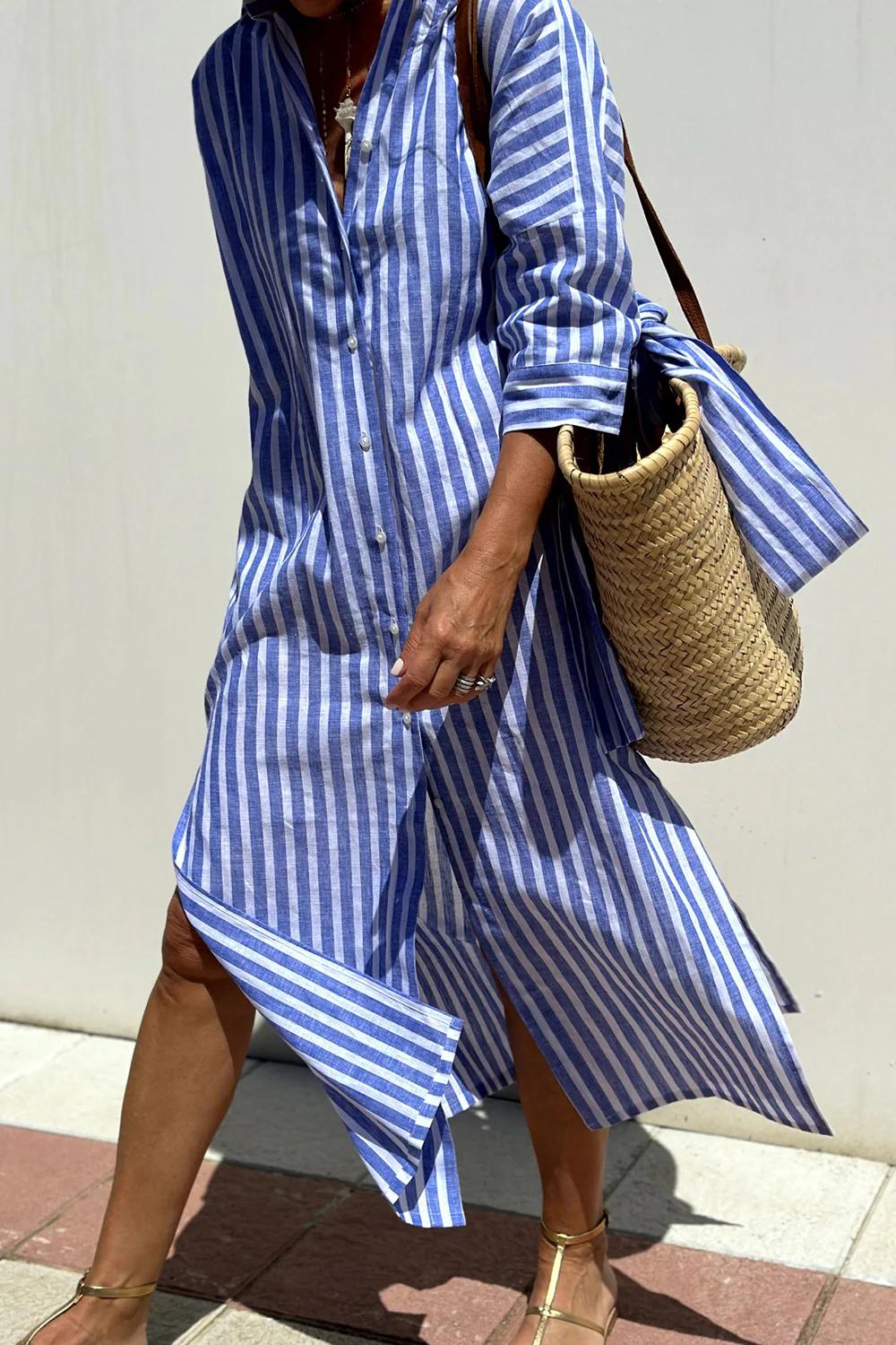 Lucenda - Robe d'Élégance Estivale Sans Rides
