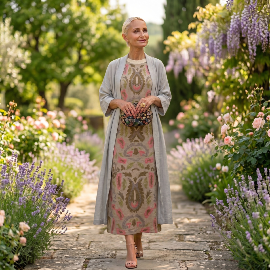 Brielle - Robe Imprimée Élégante