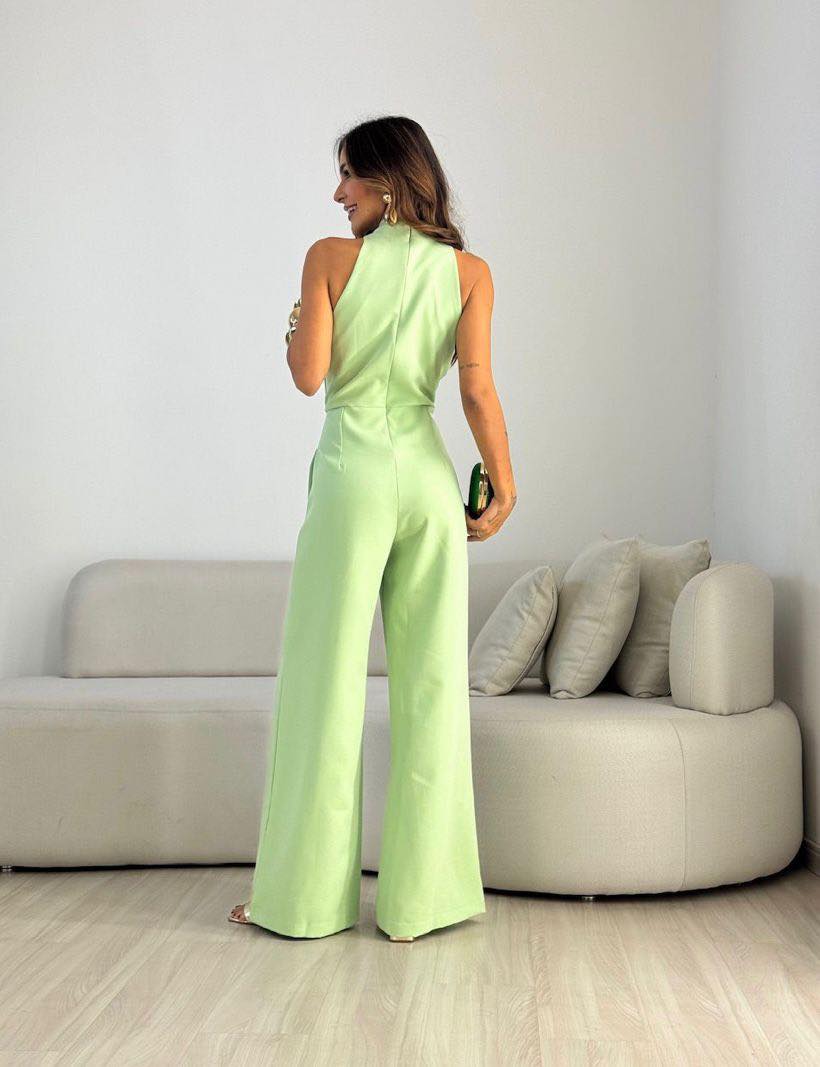 Fiona - Combinaison élégante à jambes larges