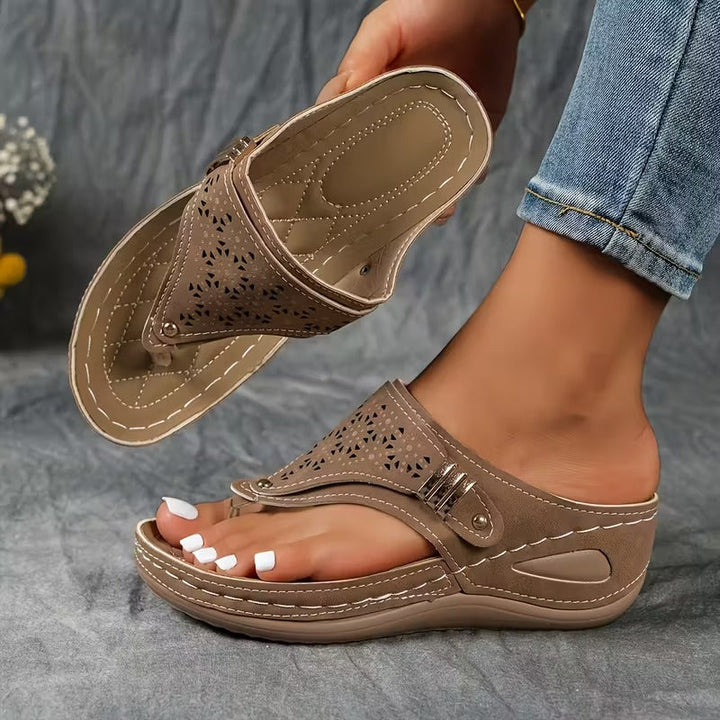Hayley - Sandales compensées confortables