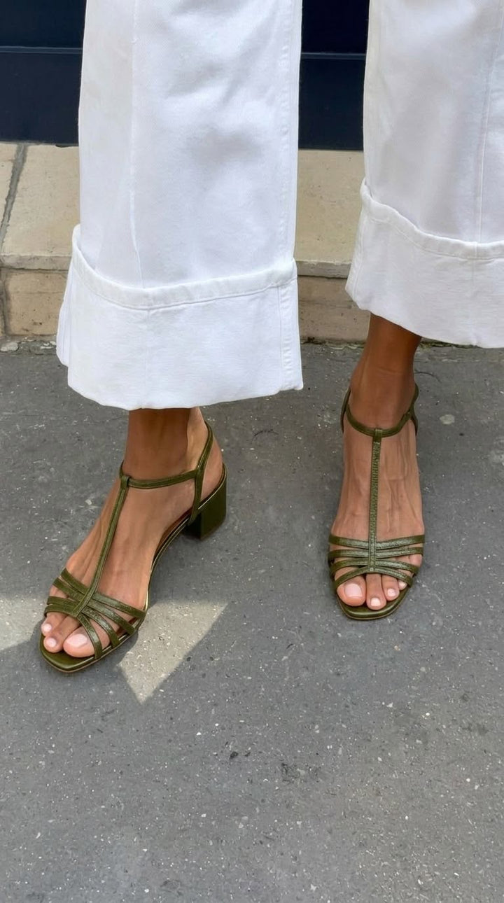 Marisa - Sandales d'Élégance Dorée pour Tous les Jours