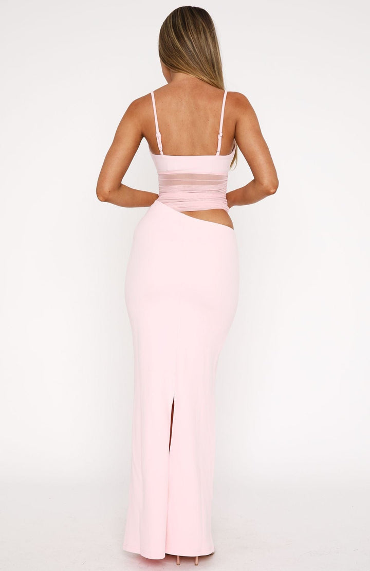 Lyca - Robe Maxi Élégante avec Découpes