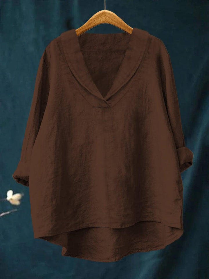 Sam - Blouse d'été en lin élégante