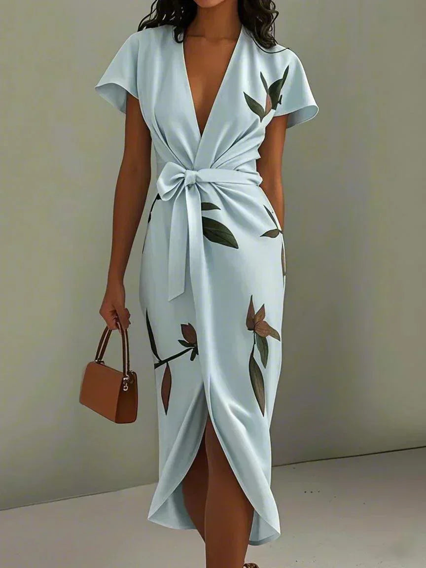Thérèse - Robe Wrap Élégante