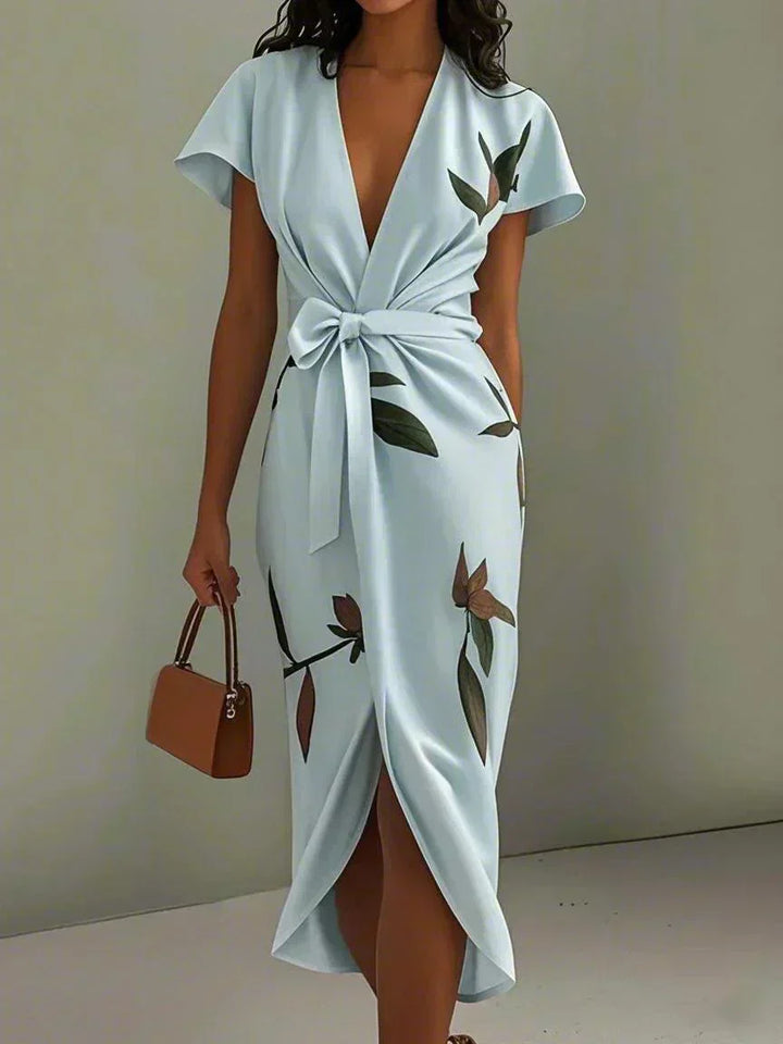 Thérèse - Robe Wrap Élégante