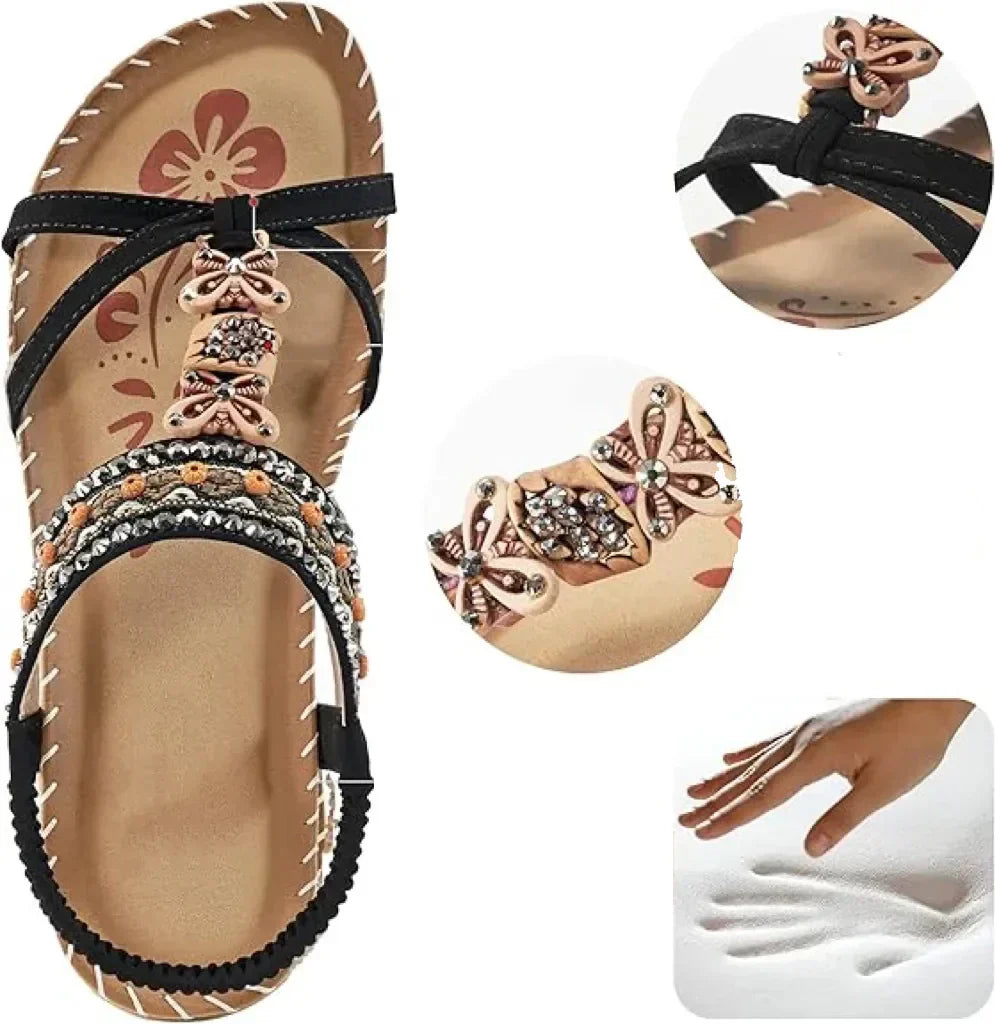 Clarise – Sandales de confort orthopédique+