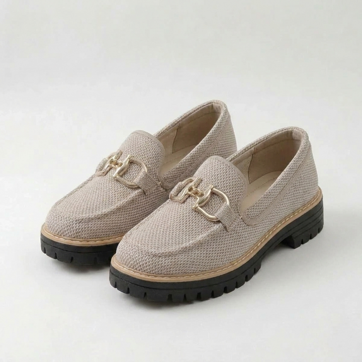 Victoria - Mocassins en Maille Respirante avec Semelles Épaisses et Rembourrées
