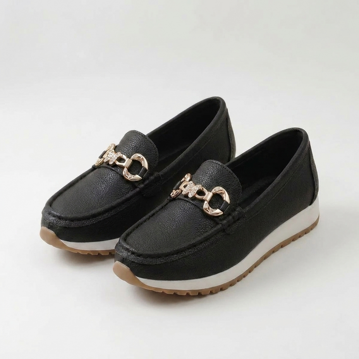 Hannah - Mocassins à Boucle Papillon Décontractés