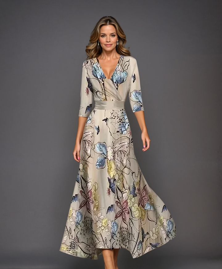 Nikki - Robe Chic avec Imprimé Floral