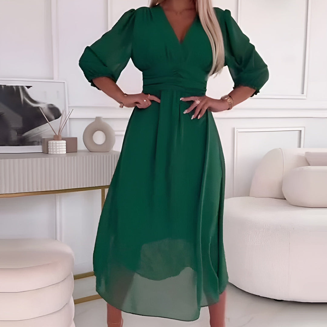 Alison - Robe Wrap Élégante