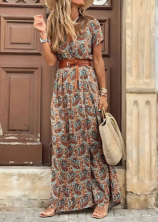 Bella – Robe maxi boho aérienne