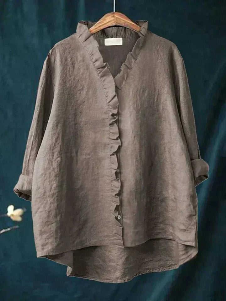 Lani - Blouse d'été en lin élégante