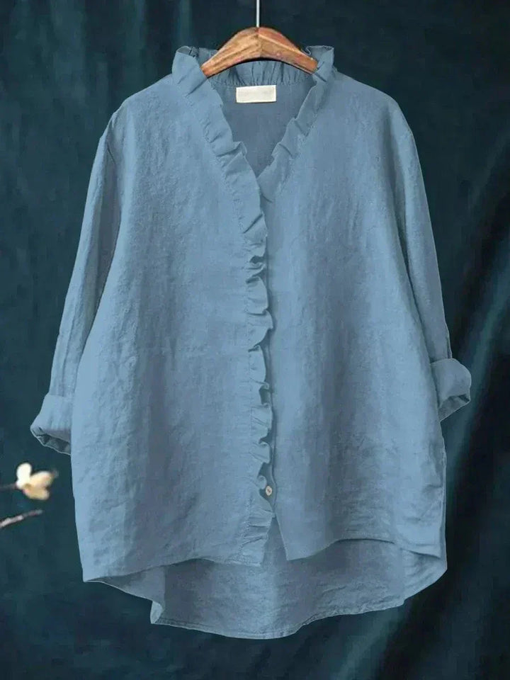 Lani - Blouse d'été en lin élégante