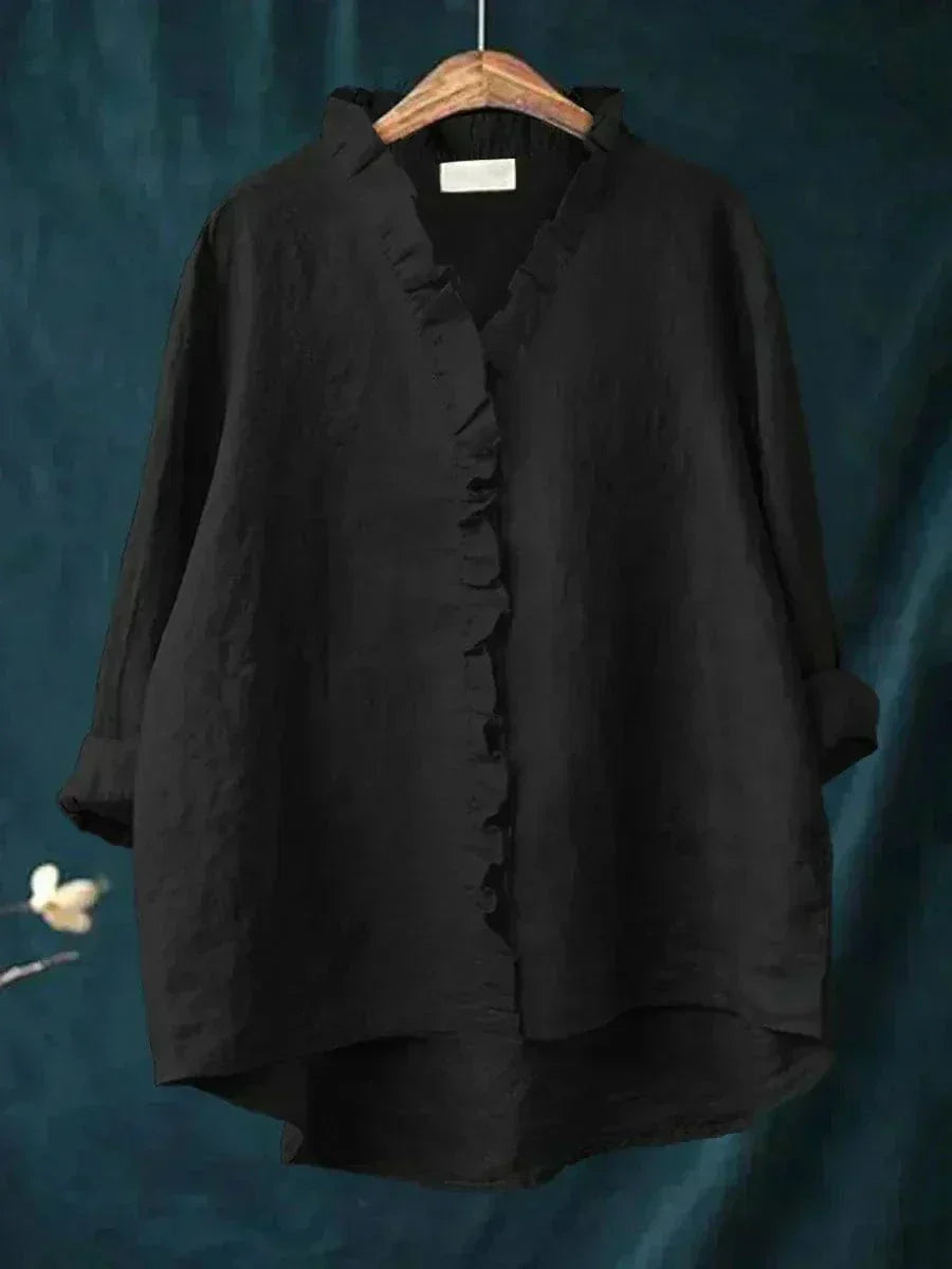 Lani - Blouse d'été en lin élégante