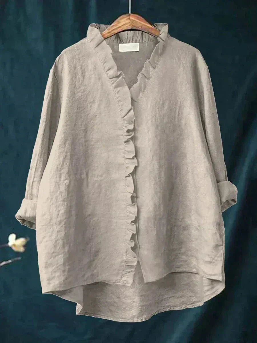Lani - Blouse d'été en lin élégante