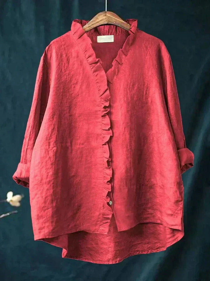 Lani - Blouse d'été en lin élégante