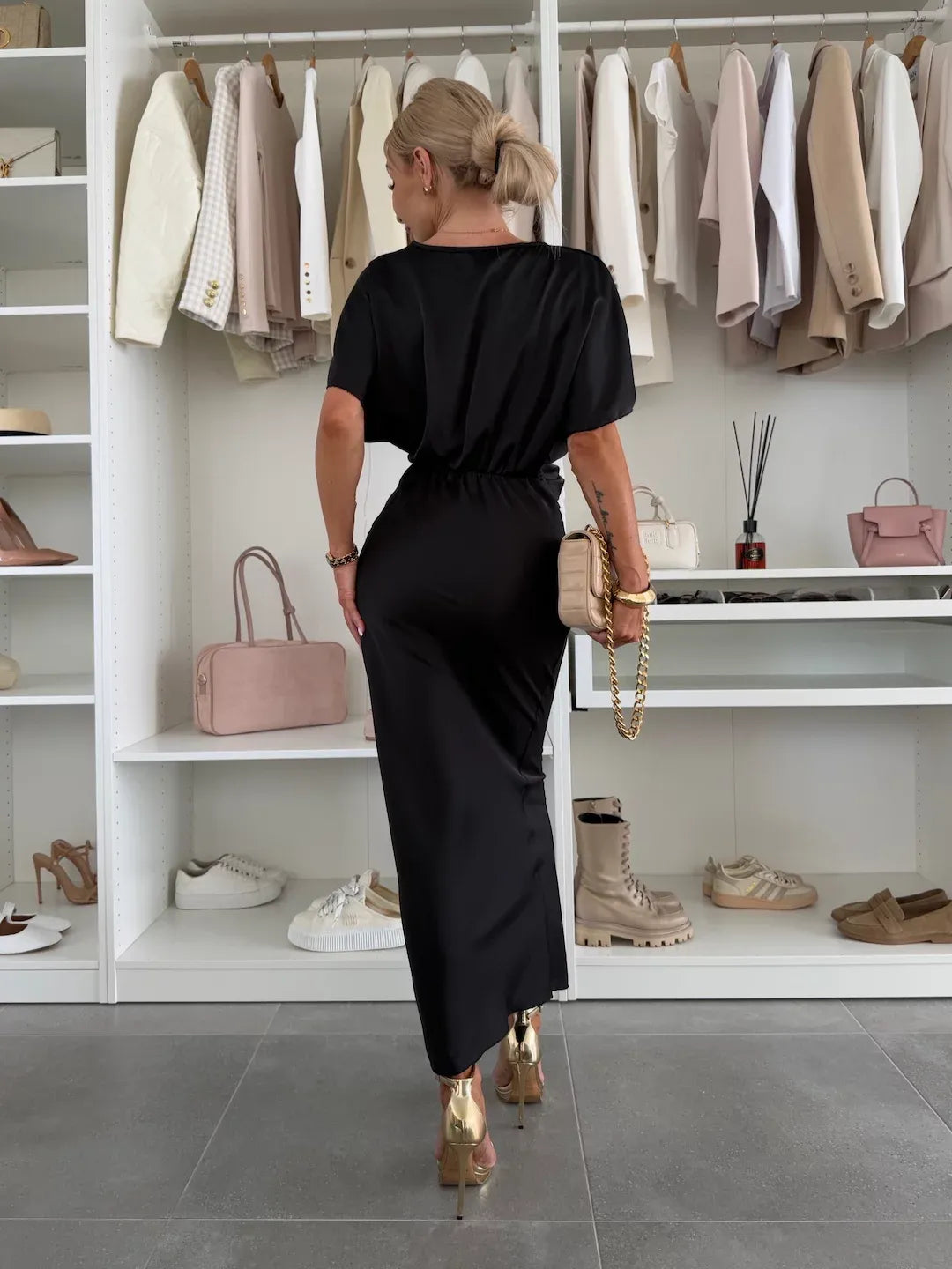 Mernes | Robe avec Nœud Croisé