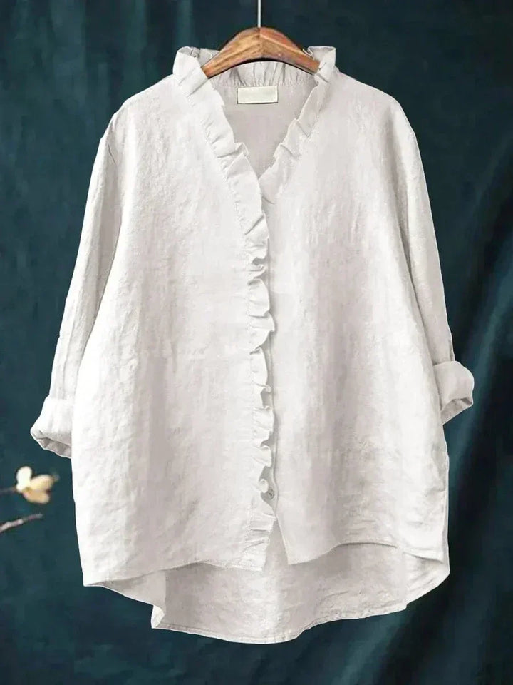 Lani - Blouse d'été en lin élégante
