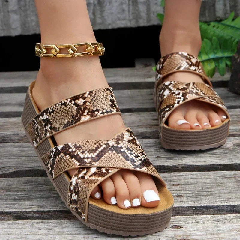 Skylar - Sandales Orthopédiques en Cuir