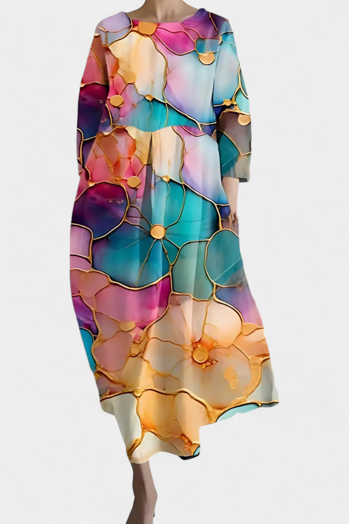 Isalinde | Robe V-neck Confortable