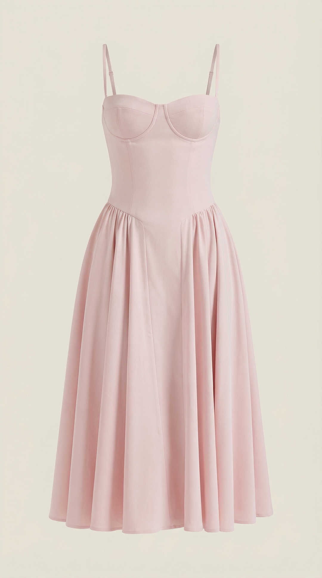 Patrice – Robe Midi Floral avec Corset