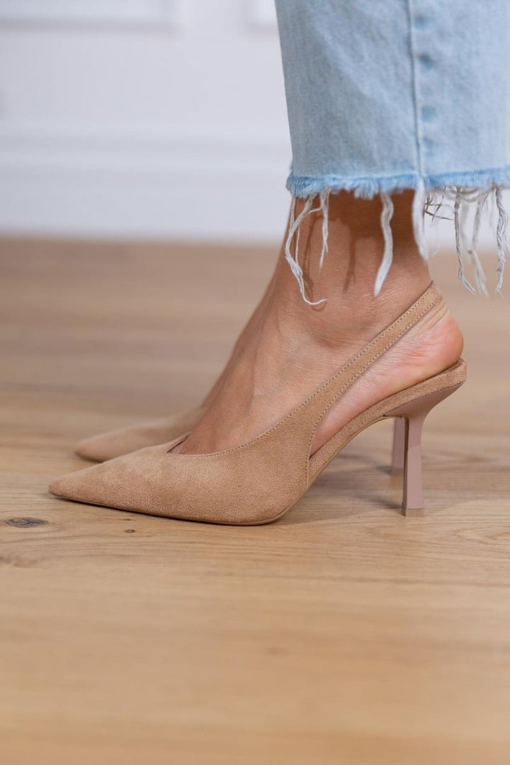 Carolyn | Nu pieds à petit talon